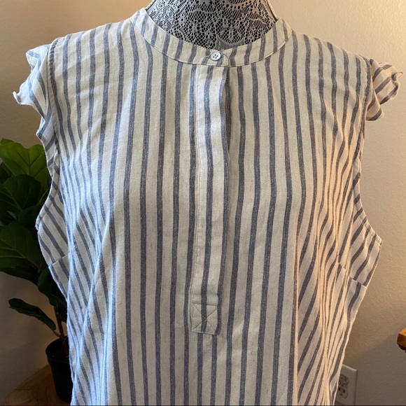 Splendid Pirouette Striped Henley Dress XL - Picture 5 of 12